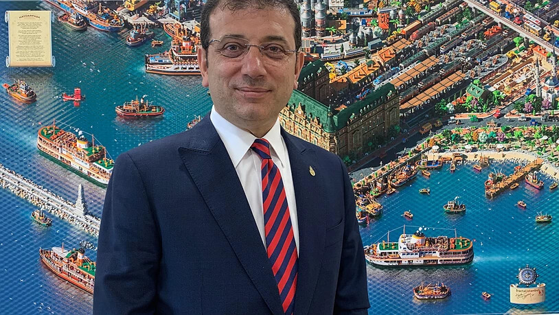 ARCHIV - Der Istanbuler Bürgermeister und Oppositionspolitiker Ekrem Imamoglu. Sein Wahlsieg 2019 war auch ein Denkzettel für Präsident Erdogan. Foto: Linda Say/dpa