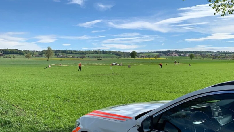 Zwei Männer sind bei einem Flugzeugabsturz in Oberramsern SO gestorben.