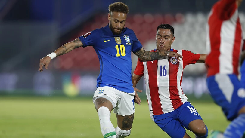Brasiliens Superstar Neymar war beim 2:0-Sieg in Paraguay an beiden Toren beteiligt