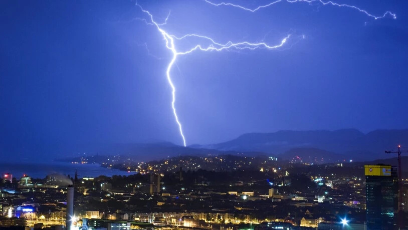 In Zürich haben am Freitagabend heftige Gewitter getobt. (Archivbild)