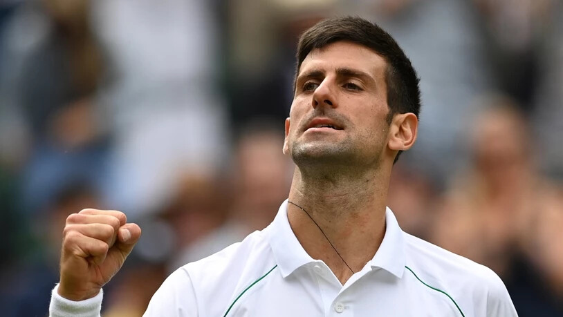Ein guter Tag bei der Arbeit: Novak Djokovic steht in Wimbledon wie erwartet im Viertelfinal