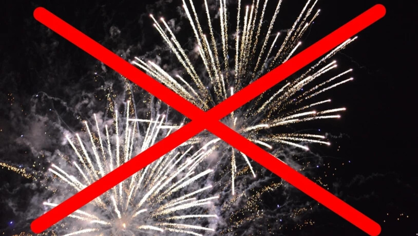 Verstösse gegen das Verbot des Abbrennens von Feuerwerk werden mit Busse von 100 Franken belegt.
