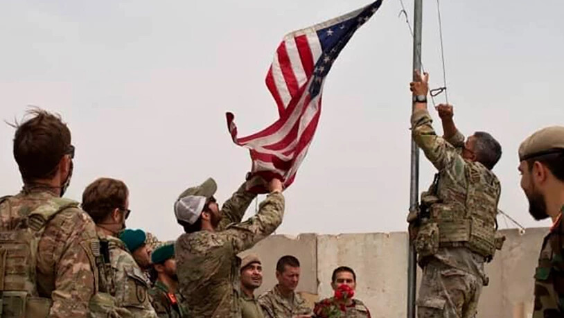 ARCHIV - Übergabezeremonie der US-Armee an die afghanische Nationalarmee in der Provinz Helmand. Foto: -/Defense Press Office/AP/dpa