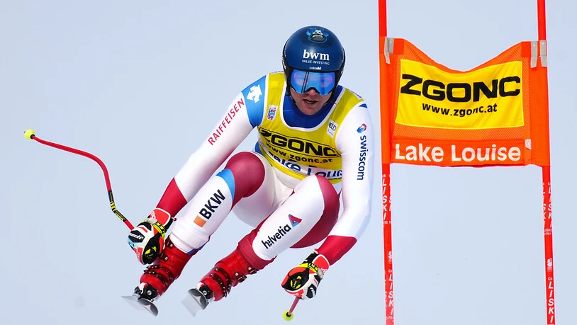 Speedspezialist Niels Hintermann gelang mit Platz 12 in Lake Louise ein vielversprechender Saisonauftakt