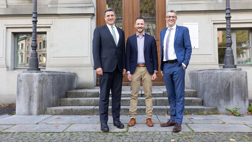 Die Glarner Vertretung in Bern: Mathias Zopfi (Grüne), Markus Schnyder (SVP) und Benjamin Mühlemann (FDP) sind gewählt.