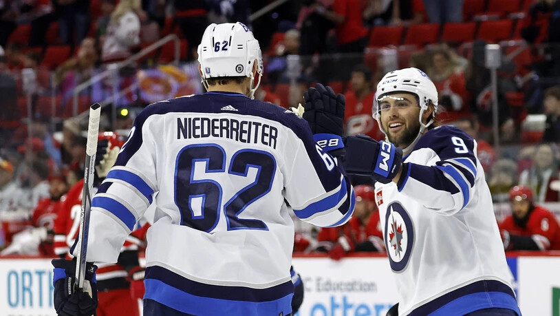 Nino Niederreiter gehört nach acht Siegen hintereinander mit den Winnipeg Jets zu den Geheimfavoriten für den Gewinn des Stanley Cup