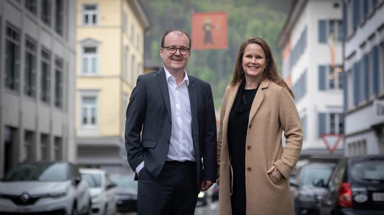 Ideen für die Gesundheit im Kanton Glarus: Andreas Luchsinger und Andrea Trummer machen sich für ein ambulantes Gesundheitszentrum stark.