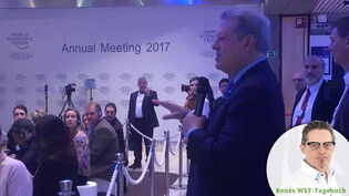 Am Dienstag stand plötzliche der frühere US-Vizepräsident Al Gore neben René Mehrmann.