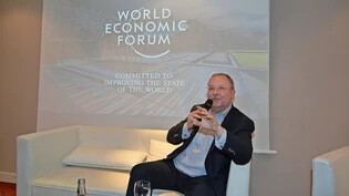 WEF 2020: Alois Zwinggi informiert in Davos.