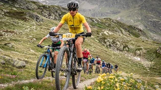 Über Stock und Stein: Impressionen vom Engadin Bike Giro 2023.
