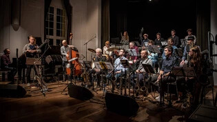 Erstmals hier aufgetreten: Das Swiss Jazz Orchestra aus Bern zu Gast bei Jazz Chur im «Marsoel»-Saal.