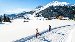 Drittgrösstes Loipennetz der Schweiz: Wer auf den Davoser Loipen unterwegs ist, soll künftig einen Loipenpass lösen müssen.