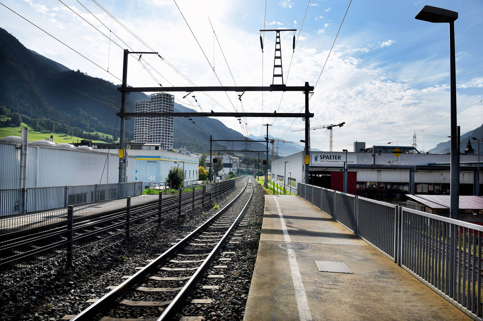 Mehr Haltestelle wie Bahnhof: Die jetzige Haltestelle Chur West entspricht weder den aktuellen Standards noch dem Behindertengleichstellungsgesetz.
