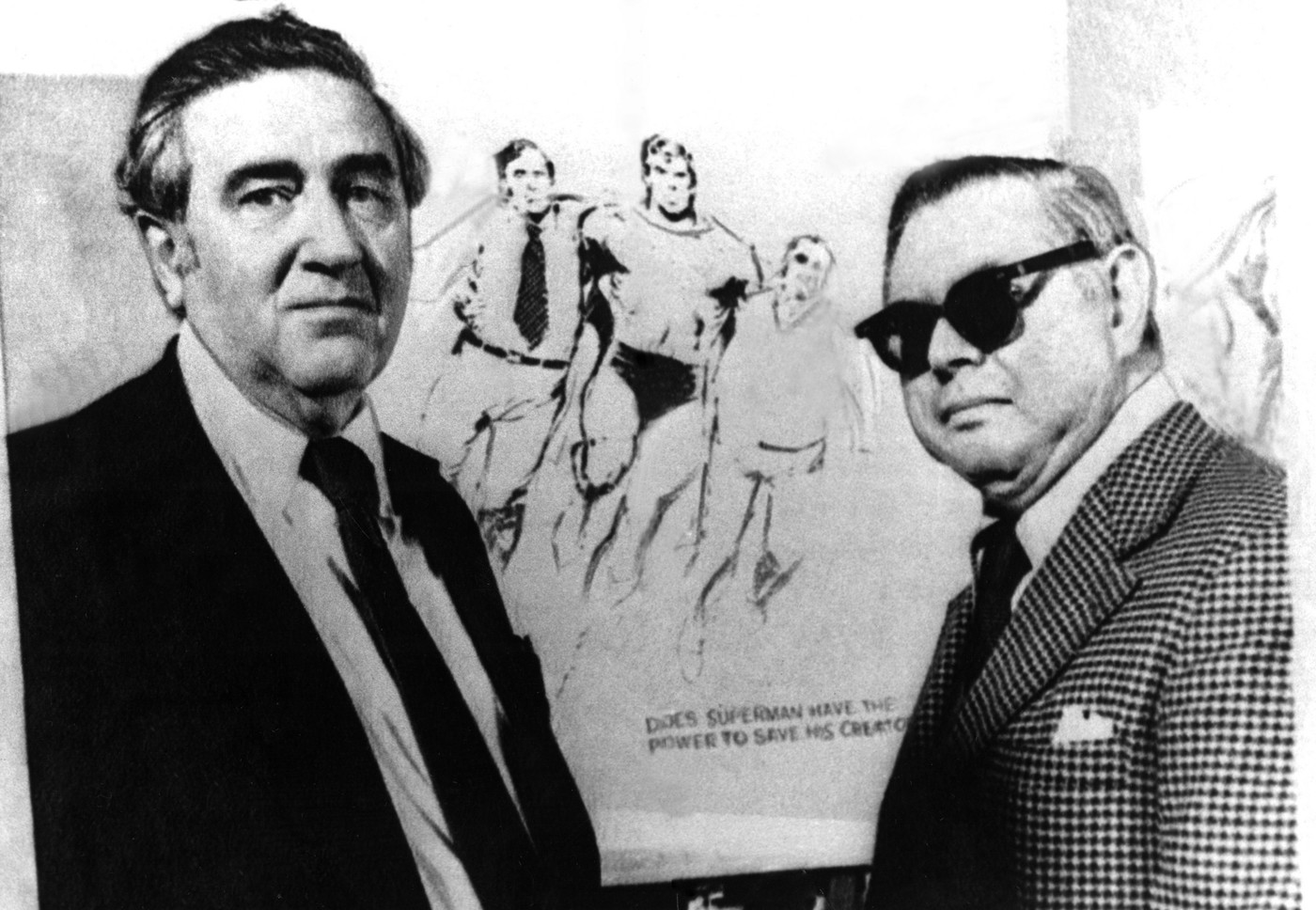 Väter der Superhelden: Jerry Siegel (links) und Joe Shuster riefen in jungen Jahren Superman ins Leben. 
